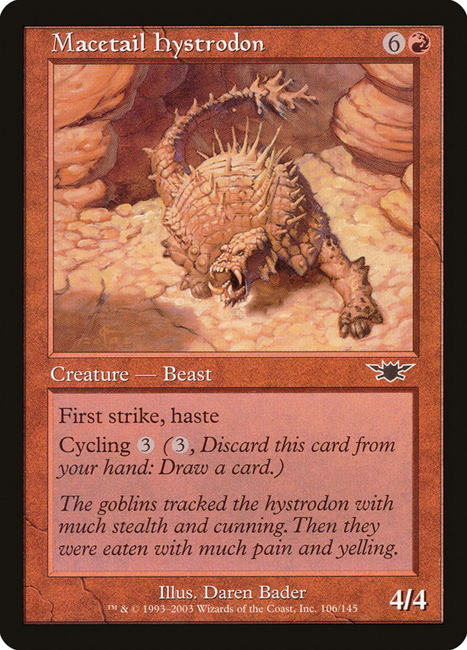 Macetail Hystrodon [Legions] | Good Games Morley