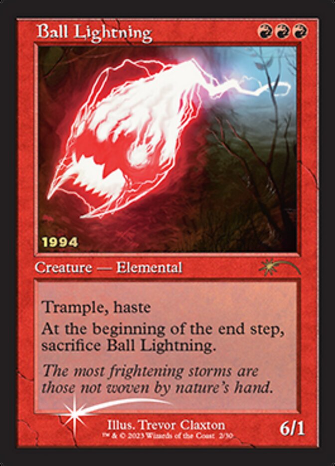 Ball Lightning [30th Anniversary Promos] | Good Games Morley