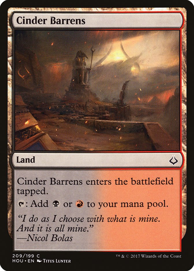 Cinder Barrens [Hour of Devastation] | Good Games Morley