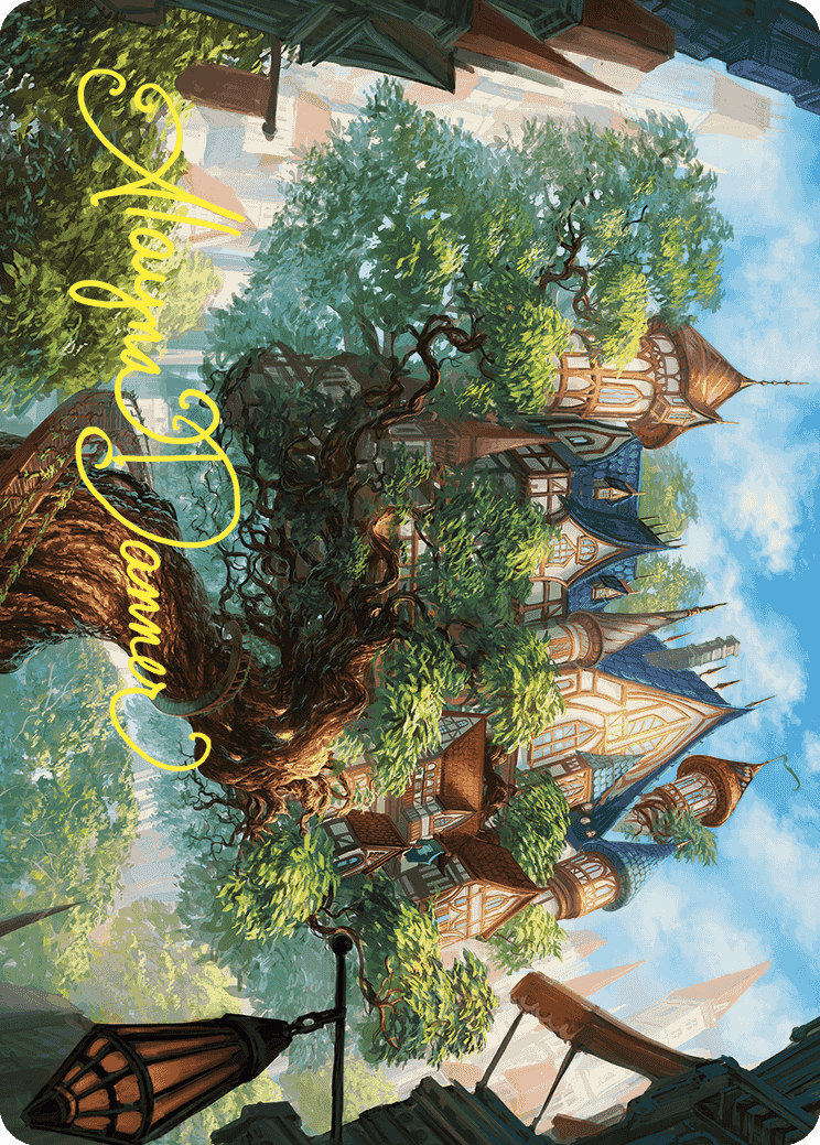 Edgewall Inn Art Card (Gold-Stamped Signature) [Wilds of Eldraine Art Series] | Good Games Morley