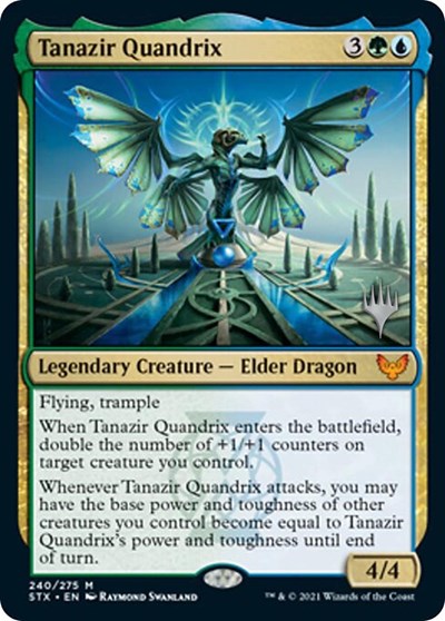 Tanazir Quandrix (Promo Pack) [Strixhaven: School of Mages Promos] | Good Games Morley