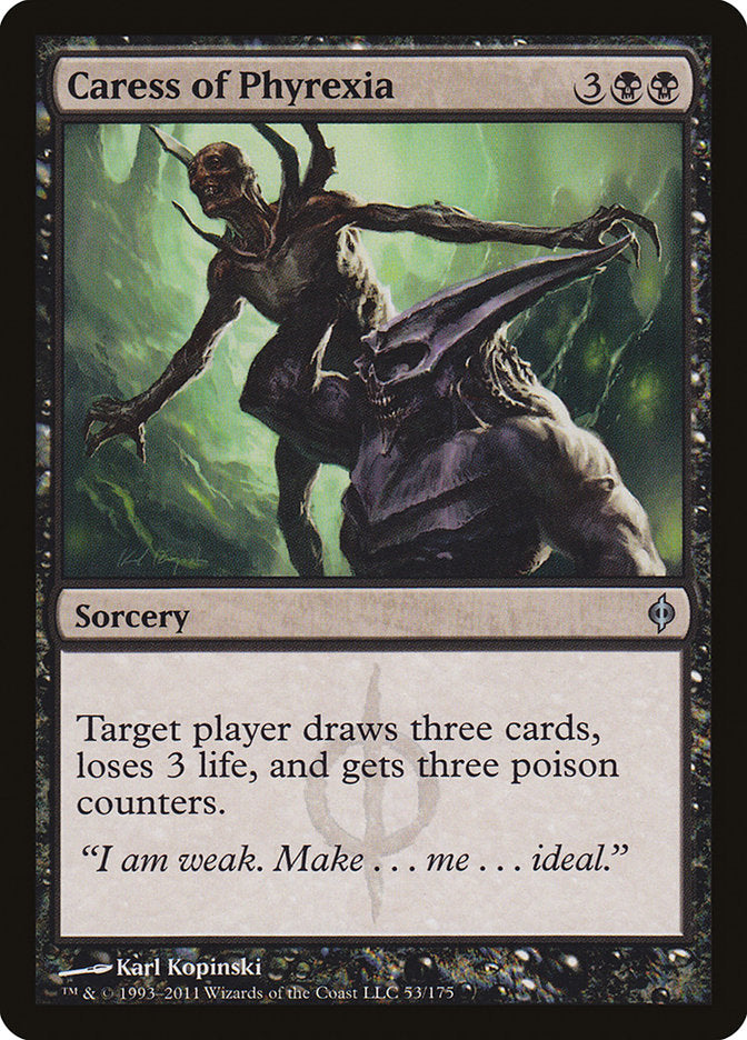 Caress of Phyrexia [New Phyrexia] | Good Games Morley