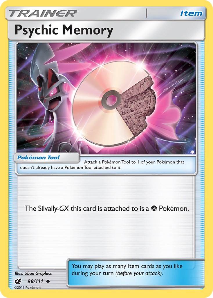 Psychic Memory (98/111) [Sun & Moon: Crimson Invasion] | Good Games Morley