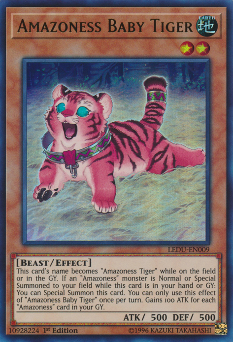 Amazoness Baby Tiger [LEDU-EN009] Ultra Rare | Good Games Morley