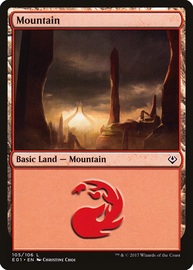Mountain (105) [Archenemy: Nicol Bolas] | Good Games Morley