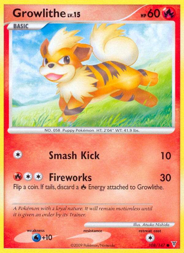 Growlithe (108/147) [Platinum: Supreme Victors] | Good Games Morley