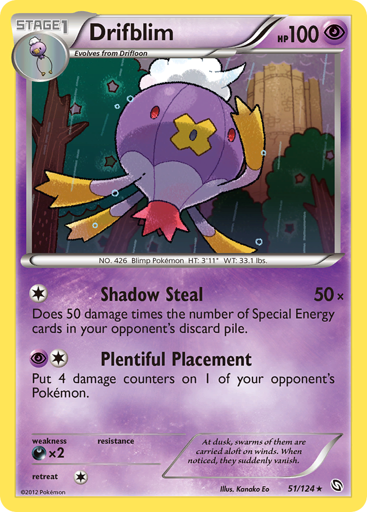 Drifblim (51/124) [Black & White: Dragons Exalted] | Good Games Morley