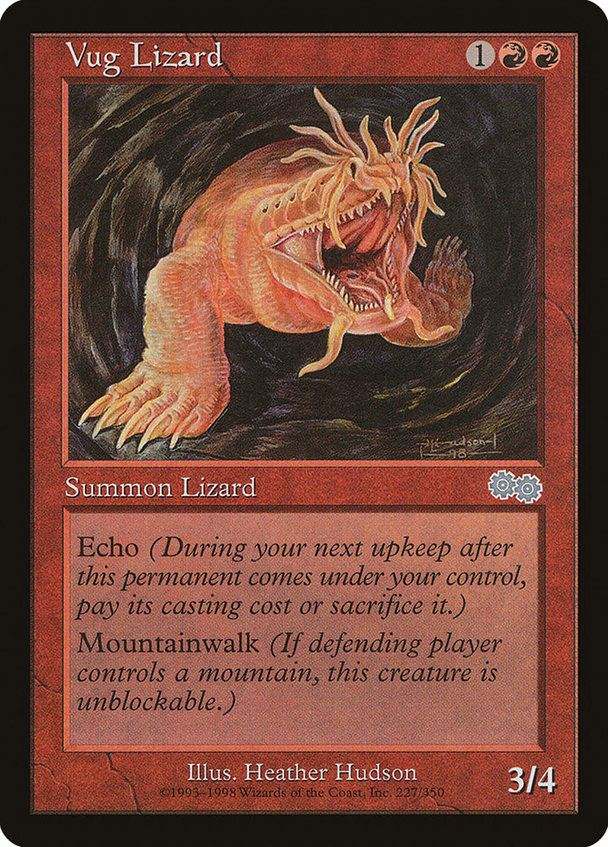 Vug Lizard [Urza's Saga] | Good Games Morley