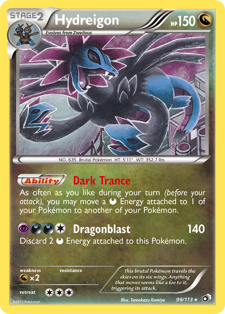 Hydreigon (99/113) [Black & White: Legendary Treasures] | Good Games Morley