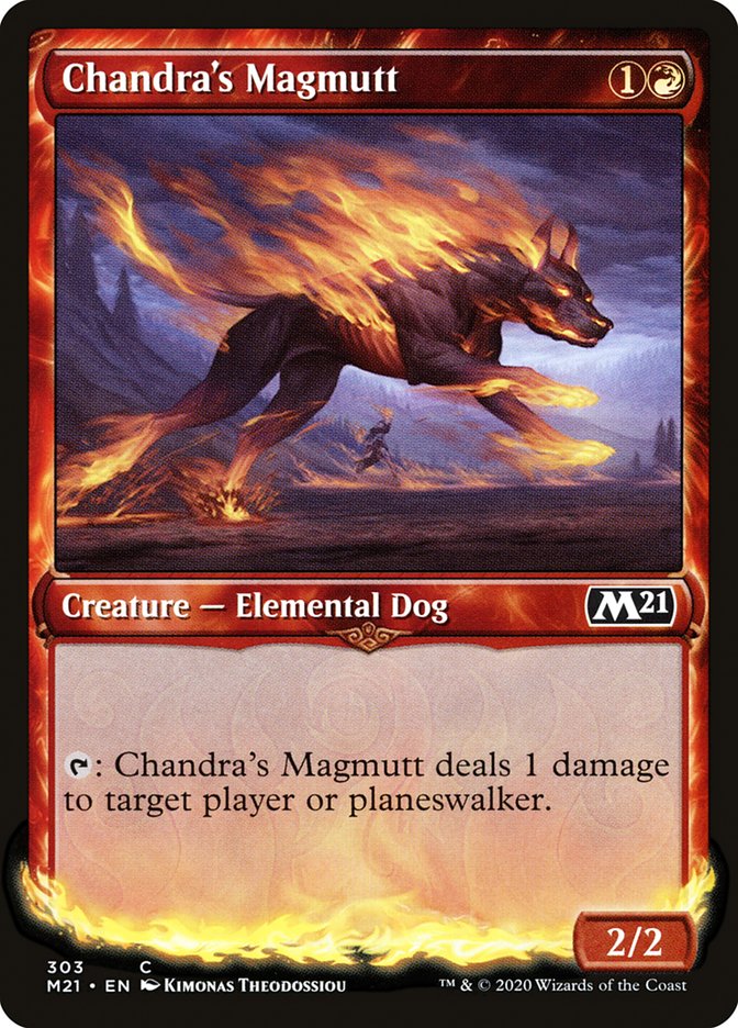 Chandra's Magmutt (Showcase) [Core Set 2021] | Good Games Morley