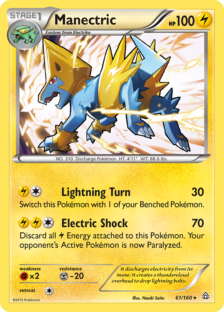 Manectric (61/160) [XY: Primal Clash] | Good Games Morley