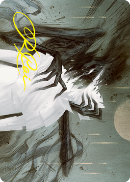 Parasitic Grasp Art Card (Gold-Stamped Signature) [Innistrad: Crimson Vow Art Series] | Good Games Morley