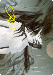 Parasitic Grasp Art Card (Gold-Stamped Signature) [Innistrad: Crimson Vow Art Series] | Good Games Morley