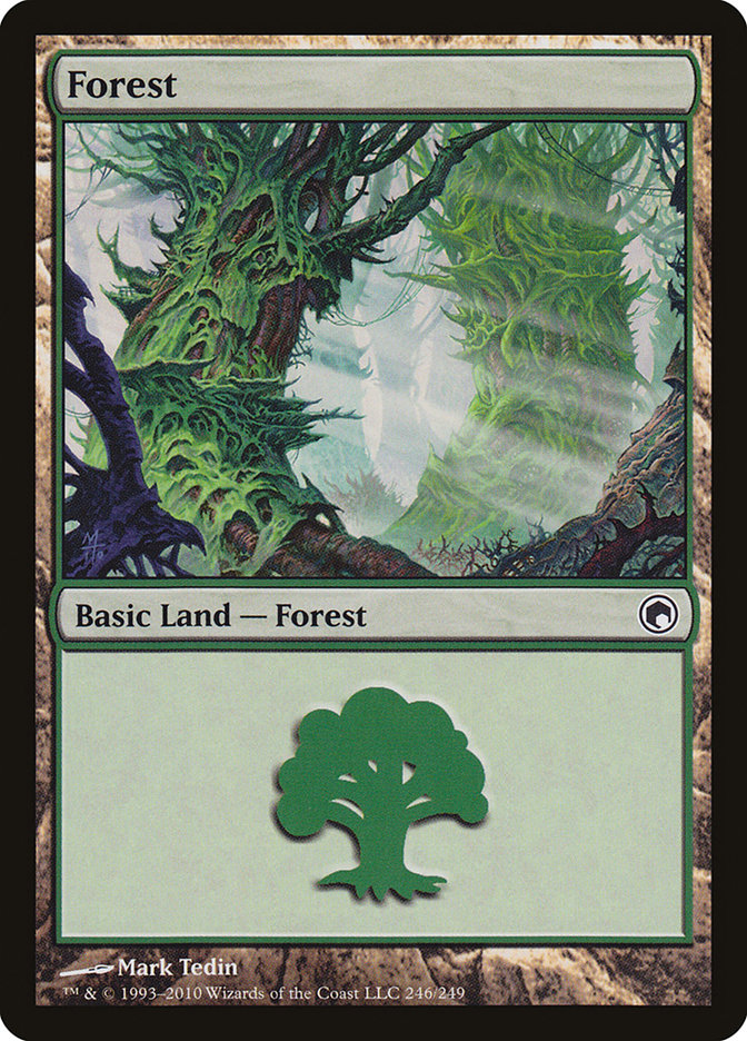 Forest (246) [Scars of Mirrodin] | Good Games Morley
