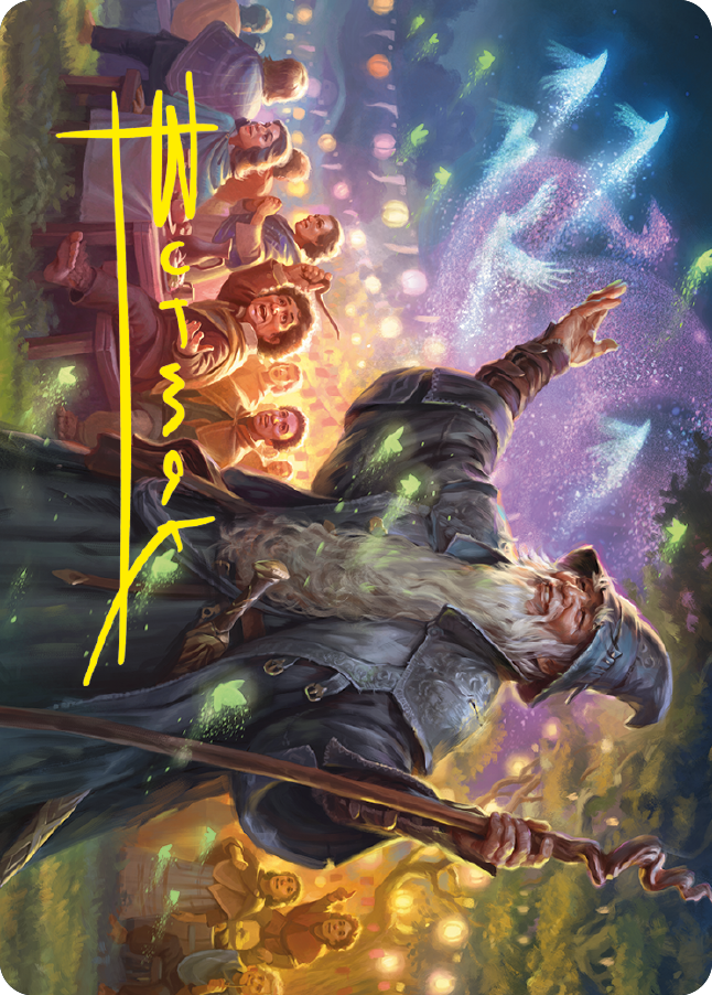 Gandalf, Friend of the Shire Art Card (Gold-Stamped Signature) [The Lord of the Rings: Tales of Middle-earth Art Series] | Good Games Morley