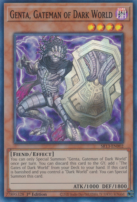 Genta, Gateman of Dark World [SR13-EN002] Super Rare | Good Games Morley
