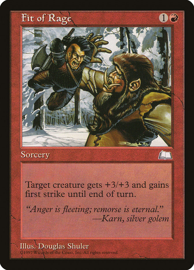 Fit of Rage [Weatherlight] | Good Games Morley