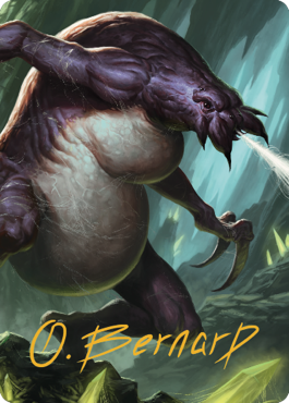 Ettercap Art Card (Gold-Stamped Signature) [Commander Legends: Battle for Baldur's Gate Art Series] | Good Games Morley