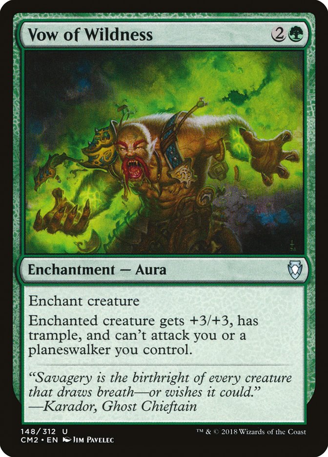 Vow of Wildness [Commander Anthology Volume II] | Good Games Morley