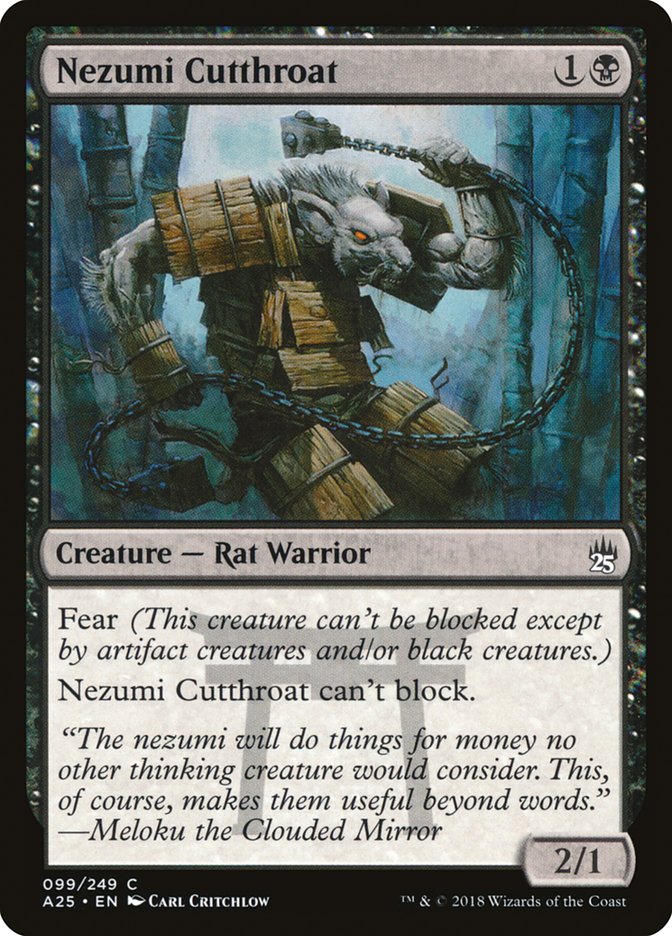Nezumi Cutthroat [Masters 25] | Good Games Morley