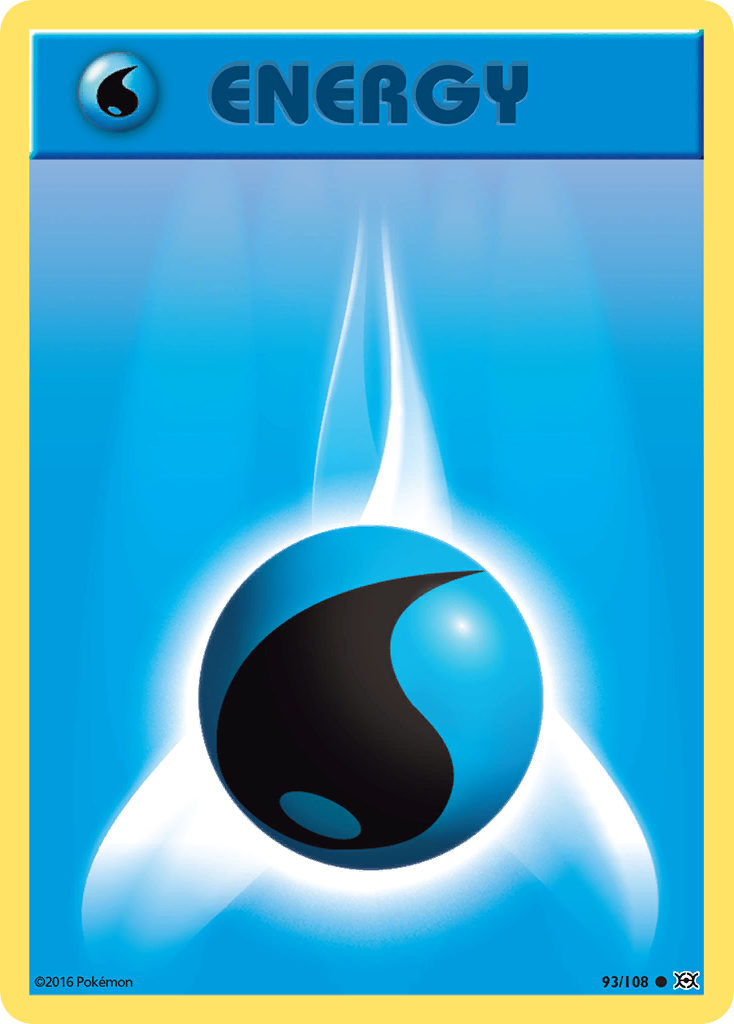 Water Energy (93/108) [XY: Evolutions] | Good Games Morley