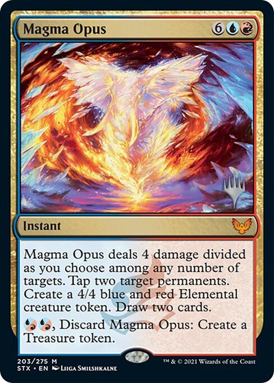 Magma Opus (Promo Pack) [Strixhaven: School of Mages Promos] | Good Games Morley
