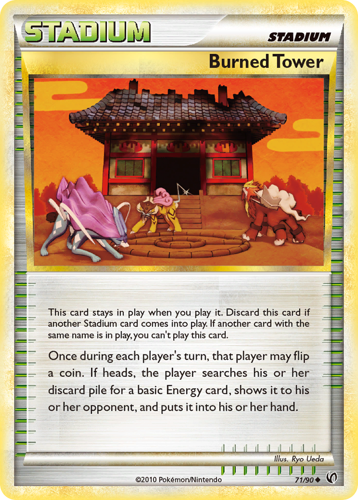 Burned Tower (71/90) [HeartGold & SoulSilver: Undaunted] | Good Games Morley