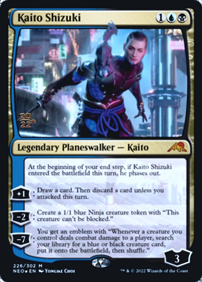 Kaito Shizuki [Kamigawa: Neon Dynasty Prerelease Promos] | Good Games Morley