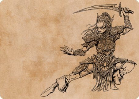 Lae'zel, Vlaakith's Champion Art Card [Commander Legends: Battle for Baldur's Gate Art Series] | Good Games Morley