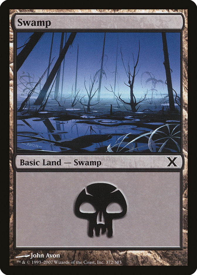 Swamp (372) [Tenth Edition] | Good Games Morley