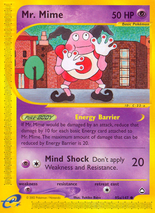 Mr. Mime (95a/147) [Aquapolis] | Good Games Morley