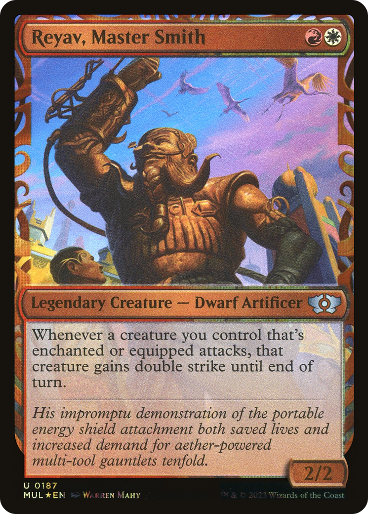 Reyav, Master Smith (Halo Foil) [Multiverse Legends] | Good Games Morley