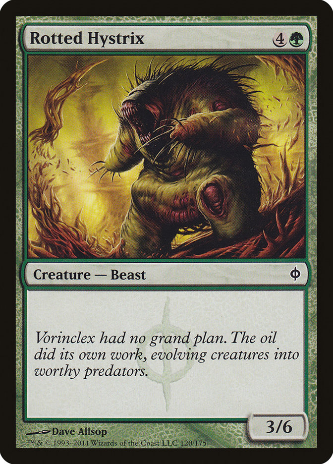 Rotted Hystrix [New Phyrexia] | Good Games Morley