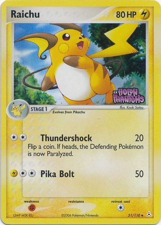 Raichu (51/110) (Stamped) [EX: Holon Phantoms] | Good Games Morley