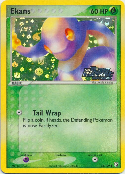 Ekans (55/109) (Stamped) [EX: Team Rocket Returns] | Good Games Morley