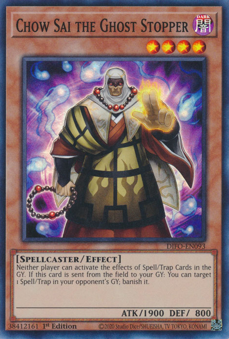 Chow Sai the Ghost Stopper [DIFO-EN093] Super Rare | Good Games Morley