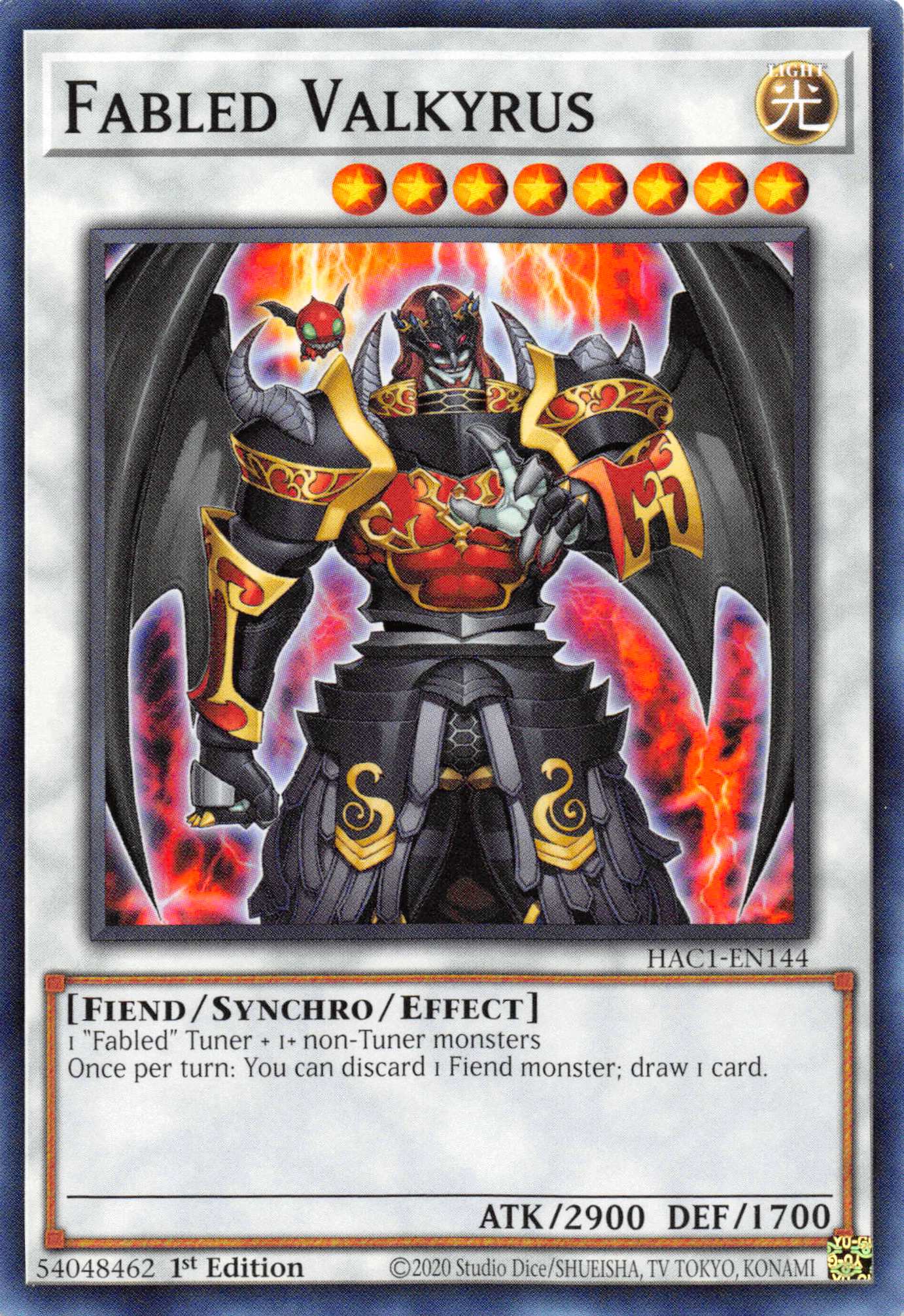 Fabled Valkyrus [HAC1-EN144] Common | Good Games Morley