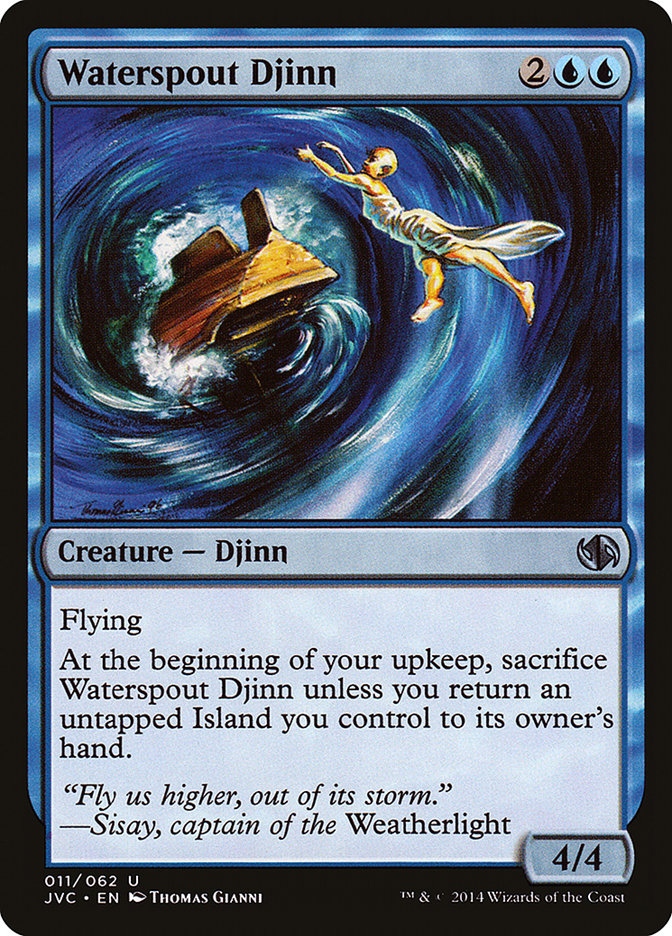 Waterspout Djinn [Duel Decks Anthology] | Good Games Morley