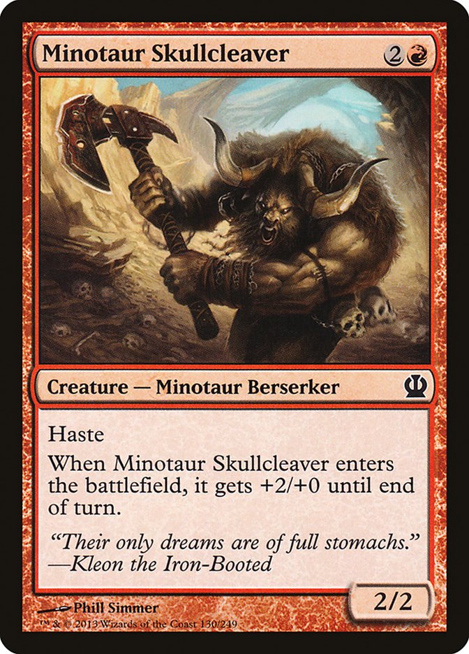 Minotaur Skullcleaver [Theros] | Good Games Morley