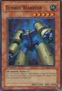 Turret Warrior [CRMS-EN001] Super Rare | Good Games Morley