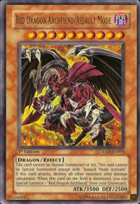 Red Dragon Archfiend/Assault Mode [CRMS-EN004] Ultra Rare | Good Games Morley