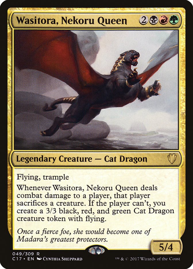 Wasitora, Nekoru Queen [Commander 2017] | Good Games Morley