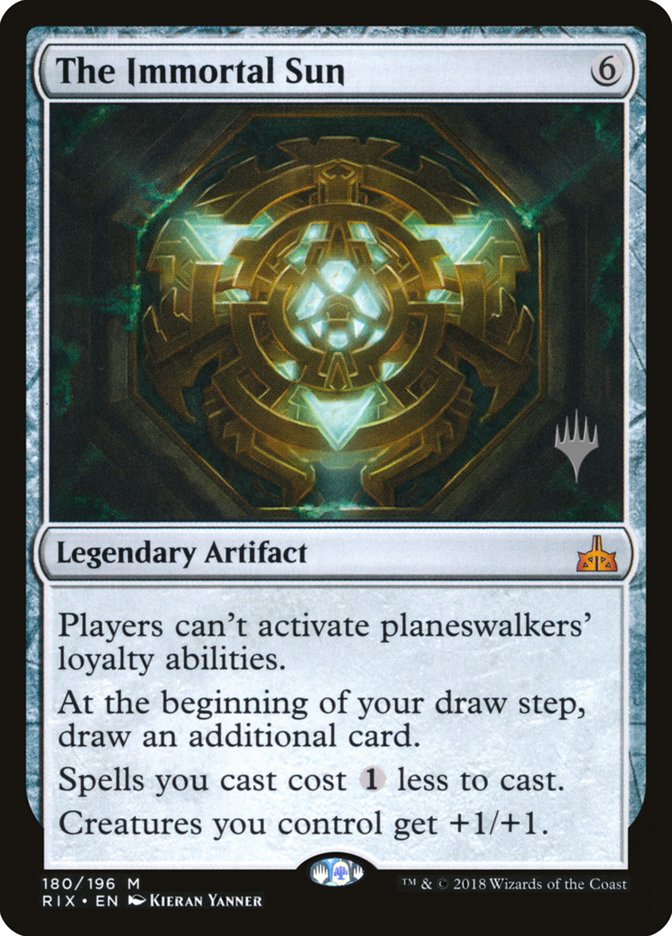 The Immortal Sun (Promo Pack) [Rivals of Ixalan Promos] | Good Games Morley