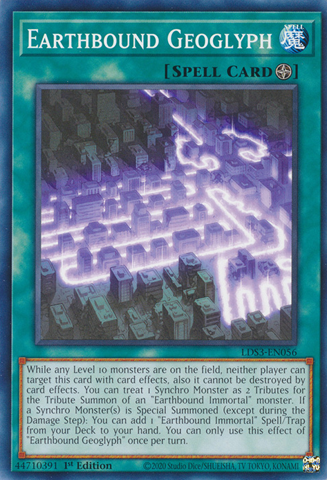 Earthbound Geoglyph [LDS3-EN056] Common | Good Games Morley