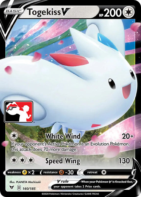 Togekiss V (140/185) [Prize Pack Series One] | Good Games Morley