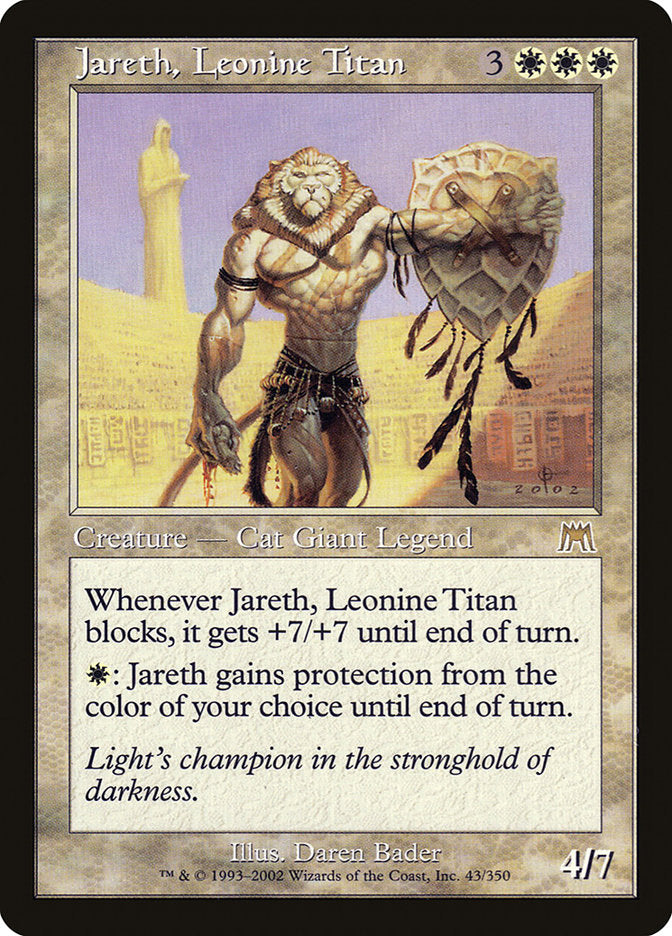 Jareth, Leonine Titan [Onslaught] | Good Games Morley