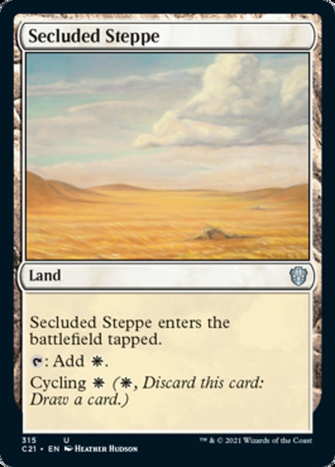 Secluded Steppe [Commander 2021] | Good Games Morley
