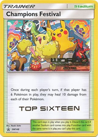Champions Festival(SM148) (2018 Top Sixteen) [Sun & Moon: Black Star Promos] | Good Games Morley