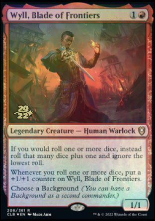 Wyll, Blade of Frontiers [Commander Legends: Battle for Baldur's Gate Prerelease Promos] | Good Games Morley