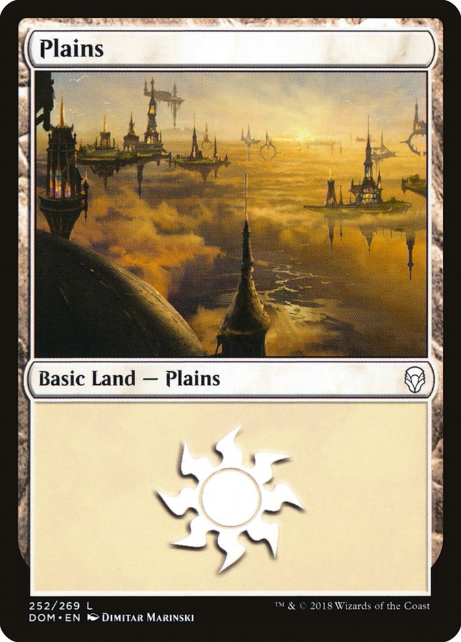 Plains (252) [Dominaria] | Good Games Morley